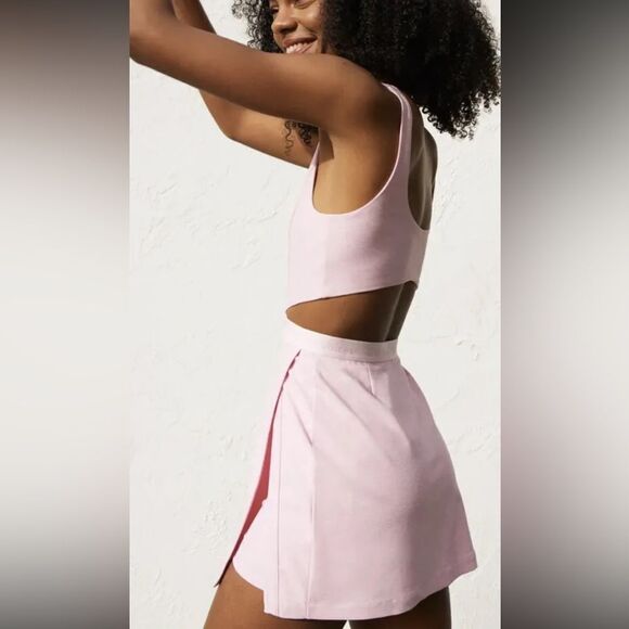 Outdoor Voices Court Exercise Dress in Pinkfinch - Picture 9 of 10